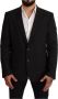 Dolce & Gabbana Getailleerde gestreepte Martini blazer Black Heren - Thumbnail 1