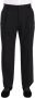 Dolce & Gabbana Black Wool Formal Tuxedo Trouser Dress Pants Zwart Heren - Thumbnail 1