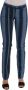 Dolce & Gabbana Blauwe Gestreepte Katoenen Jeans Slim Fit Blauw Dames - Thumbnail 1