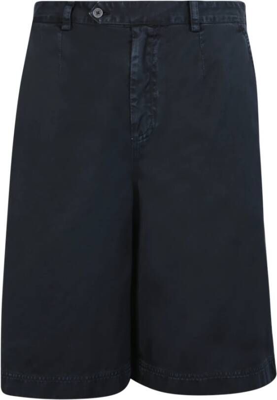 Dolce & Gabbana Blauwe Oversize Bermuda Shorts Blauw Heren