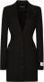Dolce & Gabbana Zwarte Single Breasted Blazer Black Dames - Thumbnail 1
