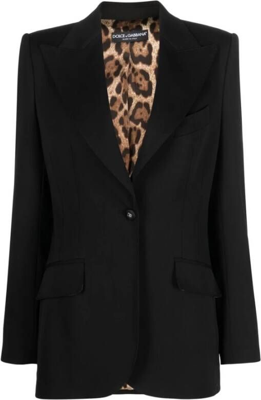 Dolce & Gabbana Sportjas Upgrade je garderobe met deze blazer voor vrouwen Black Dames