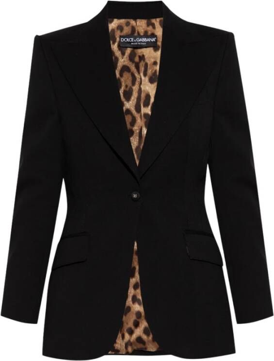 Dolce & Gabbana Sportjas Upgrade je garderobe met deze blazer voor vrouwen Black Dames