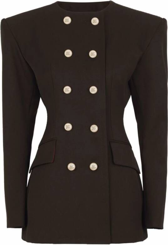 Dolce & Gabbana Blazerjas Zwart Dames