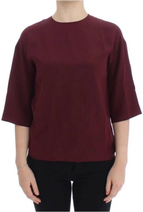 Dolce & Gabbana Blouse overhemd Rood Dames