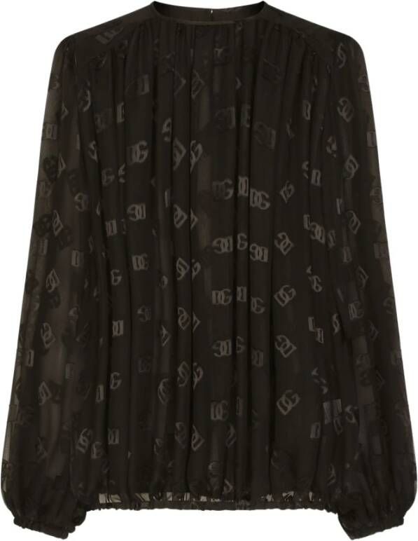 Dolce & Gabbana Blouse overhemd Zwart Dames