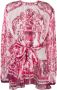 Dolce & Gabbana Elegante Zijden Blouse voor Vrouwen Pink Dames - Thumbnail 1