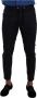 Dolce & Gabbana Blue Cotton Stretch Jogging Trouser Pants Blauw Heren - Thumbnail 1