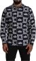 Dolce & Gabbana Blue Denim Stretch DG Crown Logo Casual overhemd Blauw Heren - Thumbnail 1