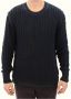 Dolce & Gabbana Blauwe Runway Net Pullover Netted Sweater Blue Heren - Thumbnail 1