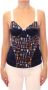 Dolce & Gabbana Blauwe Sailor Motief Tank Top Blue Dames - Thumbnail 1