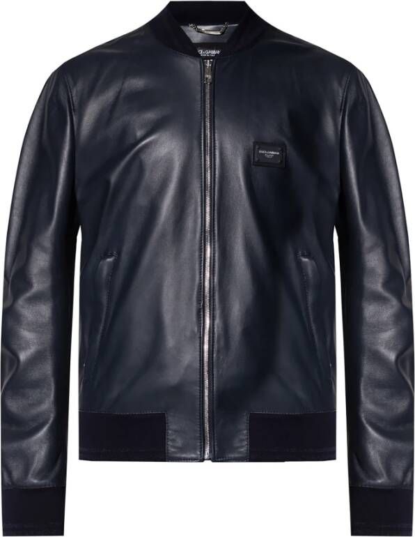 Dolce & Gabbana Bomber Jacket Blauw Heren