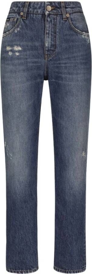 Dolce & Gabbana Boot-cut Jeans Blauw Dames