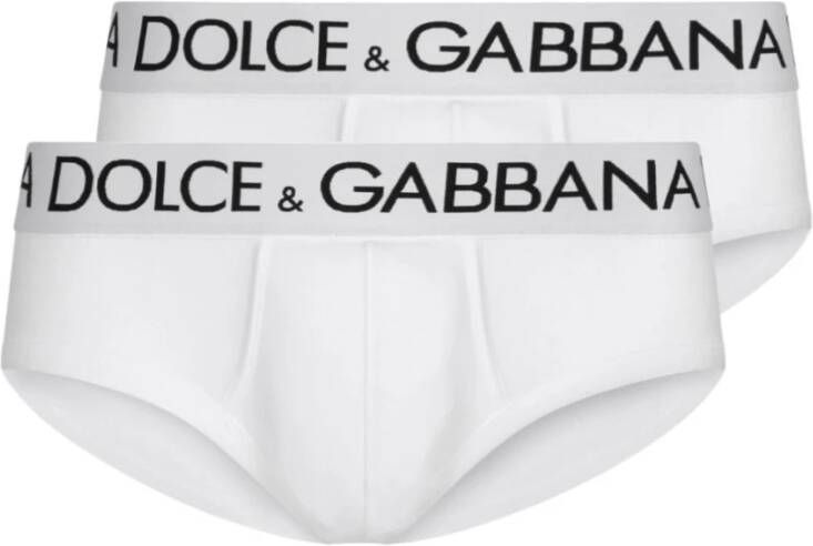 Dolce & Gabbana Witte Slip Brando 2 Pack White Heren