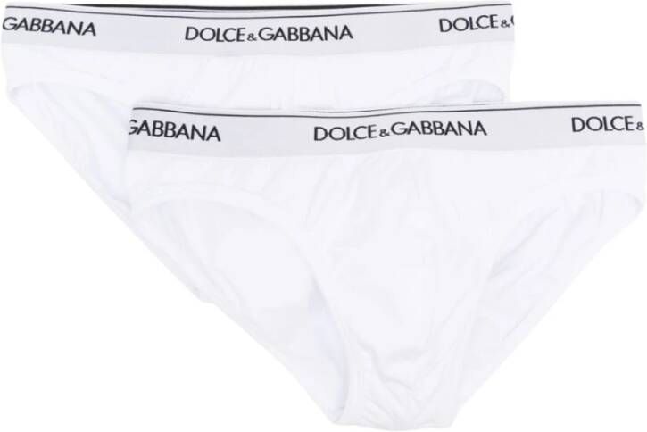 Dolce & Gabbana Witte Ondergoed 2-Pack White Heren