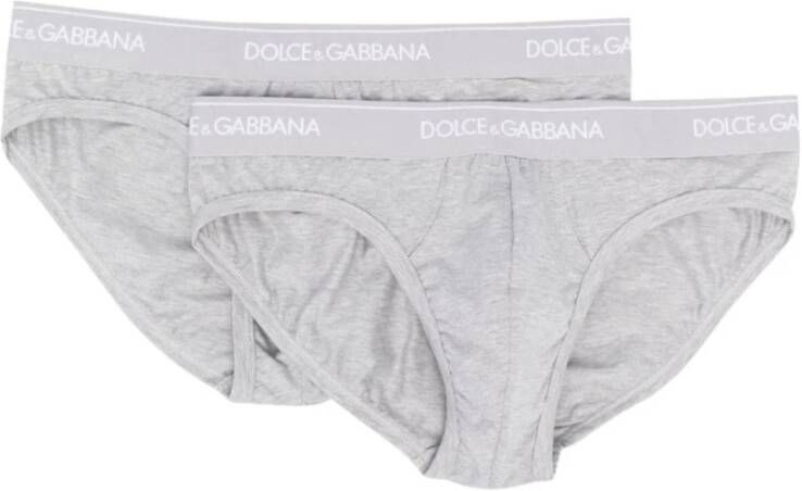 Dolce & Gabbana Briefs 2-pack Grijs Heren