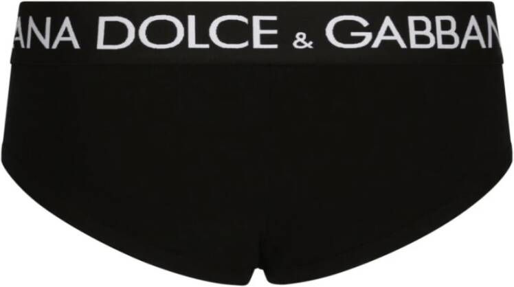 Dolce & Gabbana Zwarte Slip Brando 2-Pack Black Heren