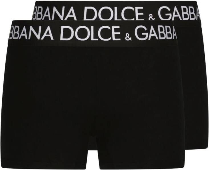 Dolce & Gabbana Ultiem Comfort Boxershorts 2-Pack Black Heren