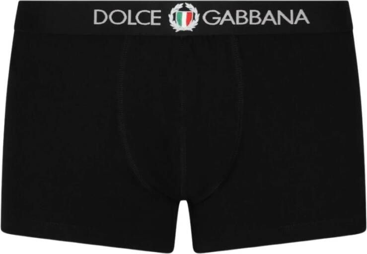 Dolce & Gabbana Katoenen Boxershorts Black Heren