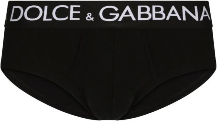 Dolce & Gabbana Logo slips 2-pack Black Heren