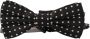 Dolce & Gabbana Zwart Witte Polka Dot Zijden Vlinderdas Black Unisex - Thumbnail 3