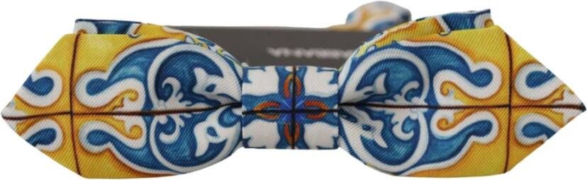 Dolce & Gabbana Stijlvolle Vlinderdas voor Mannen Multicolor Heren