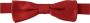 Dolce & Gabbana Rode Zijden Verstelbare Hals Papillon Stropdas Exclusieve Collectie Red Heren - Thumbnail 1
