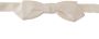 Dolce & Gabbana Witte Zijden Strik Gebonden Model 4cm Breedte White Heren - Thumbnail 3