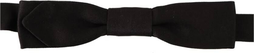 Dolce & Gabbana Verstelbare Hals Heren Vlinderdas Black Heren