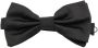 Dolce & Gabbana Zwarte Zijden Vlinderdas Verstelbare Stijl Black Heren - Thumbnail 1