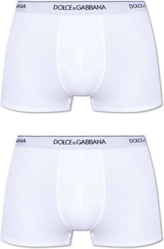 Dolce & Gabbana Boxershorts 2-pack White Heren