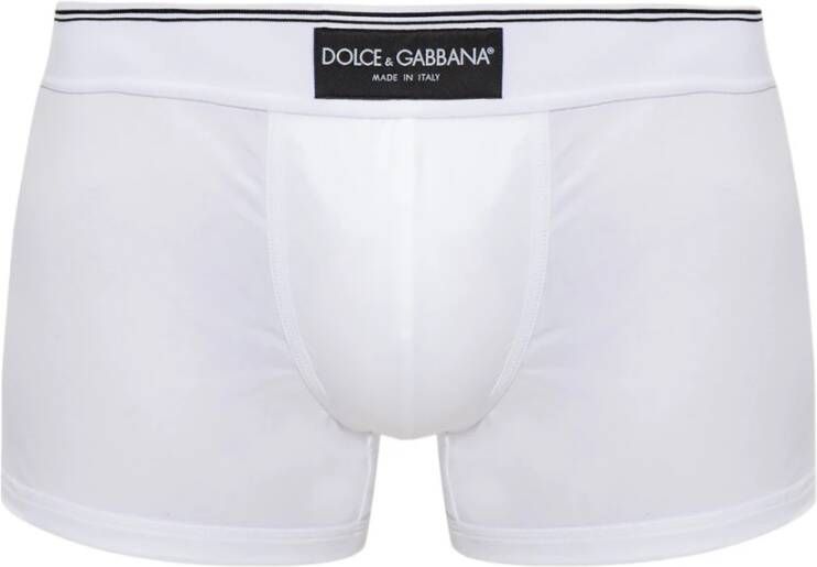 Dolce & Gabbana Boxershorts met logo White Heren
