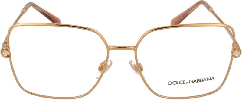 Dolce & Gabbana Vierkante Str Bril Yellow Dames