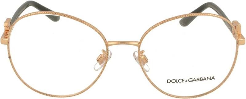 Dolce & Gabbana Elegante Ronde Damesbril Gles 1339 Yellow Dames