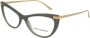 Dolce & Gabbana Glamour Cat Eye Bril Gray Dames - Thumbnail 1