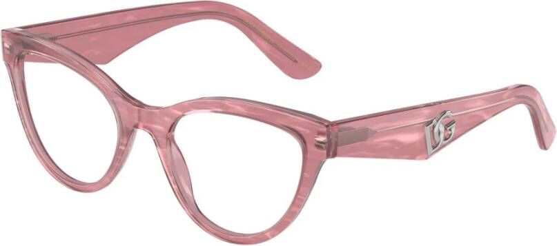 Dolce & Gabbana Fleur Pink Brilmontuur DG 3372 Pink Dames