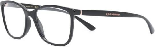 Dolce & Gabbana Zwarte Brillen Essential Zonnebril Black Unisex