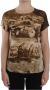 Dolce & Gabbana Betoverd Sicilië Taormina Print Zijden Blouse Multicolor Dames - Thumbnail 1