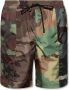 Dolce & Gabbana Camouflage Patchwork Zwemshorts met Elastische Taille Multicolor Heren - Thumbnail 1