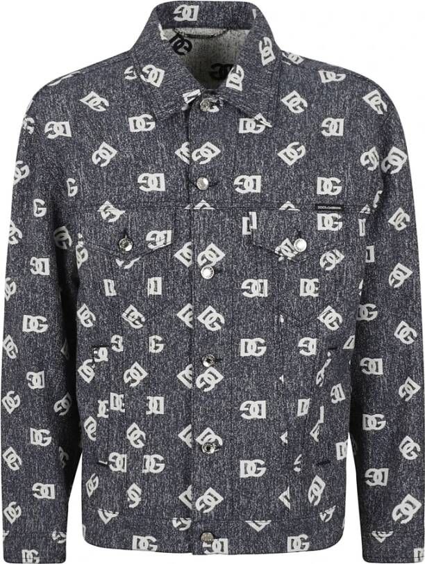 Dolce & Gabbana Casual overhemd Grijs Heren