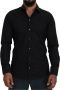 Dolce & Gabbana Geborduurd logoshirt in bijpassende toon Black Heren - Thumbnail 1