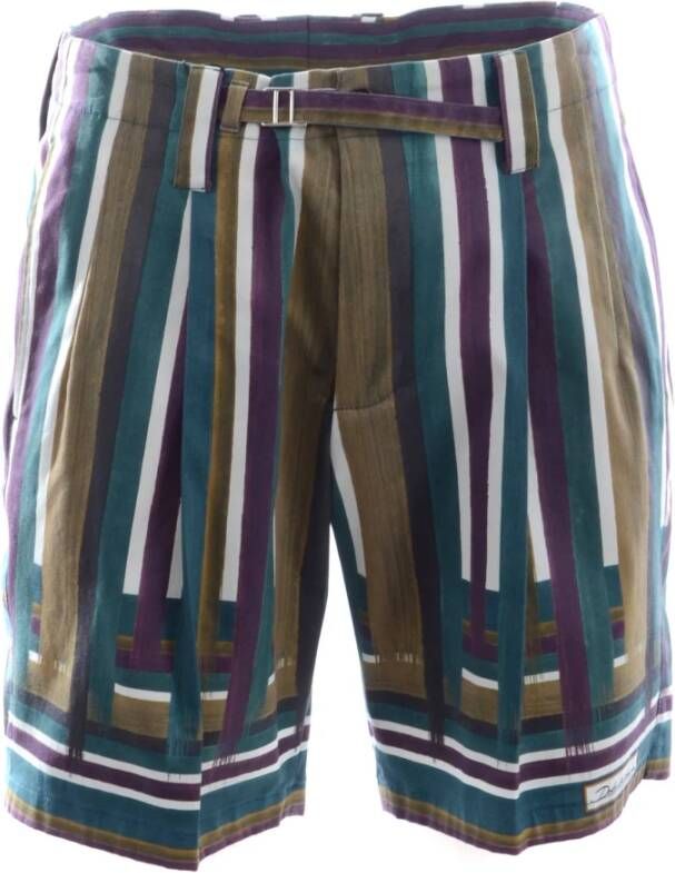 Dolce & Gabbana Multicolor Chino Shorts Multicolor Heren
