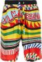 Dolce & Gabbana Bedrukte satijnen bermuda shorts Herenmode Multicolor Heren - Thumbnail 1