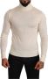 Dolce & Gabbana Pre-owned Cream Cashmere Turtleneck Pullover Sweater Beige Heren - Thumbnail 1