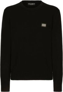 Dolce & Gabbana Crew Neck Sweater Zwart Heren