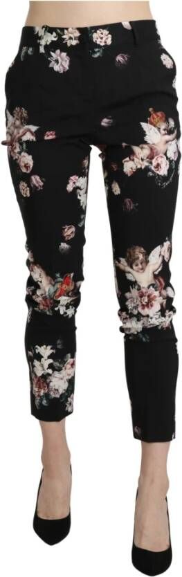 Dolce & Gabbana Cropped broek Zwart Dames