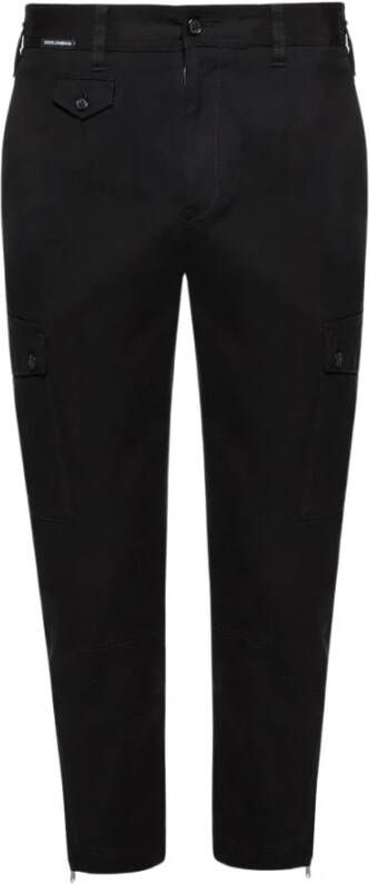 Dolce & Gabbana Cropped broek Zwart Heren