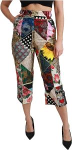 Dolce & Gabbana Cropped Pants Beige Dames