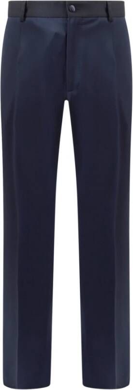 Dolce & Gabbana Cropped Trousers Blauw Heren