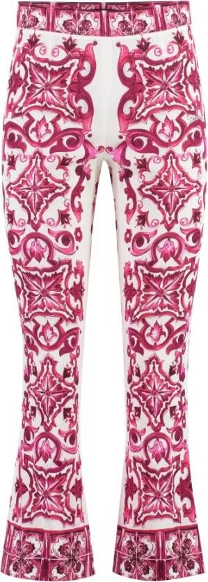 Dolce & Gabbana Cropped Trousers Roze Dames